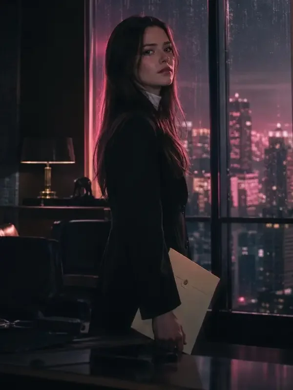 《总裁的隐婚妻》短剧封面，甜宠题材，他以为娶的是替身，其实娶的是白月光